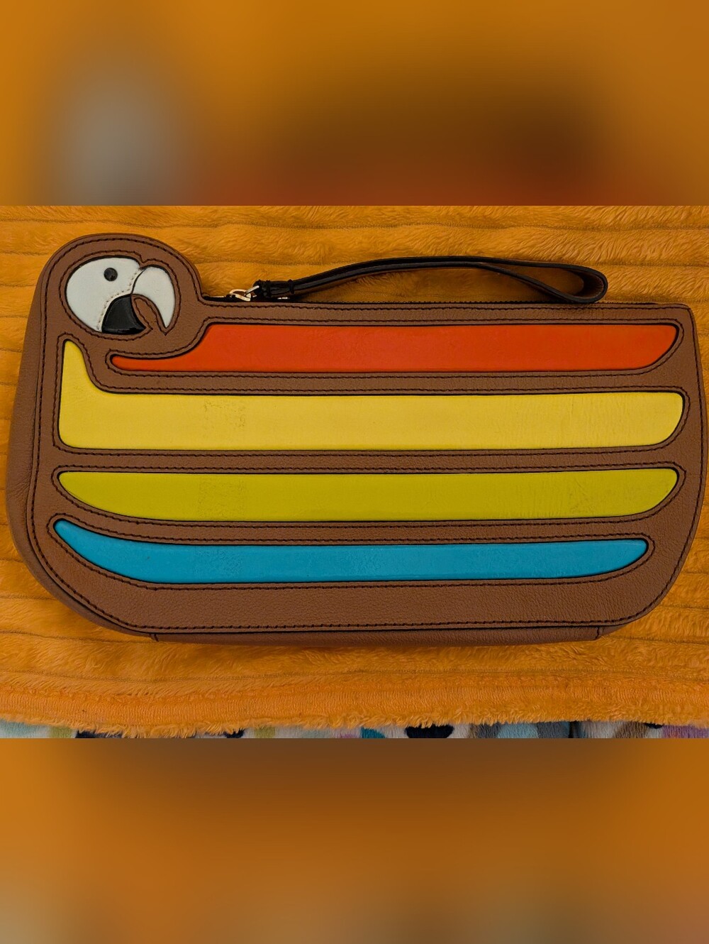 kate spade Maccaw Parrot Clutch NWT - Picture 4 of 12